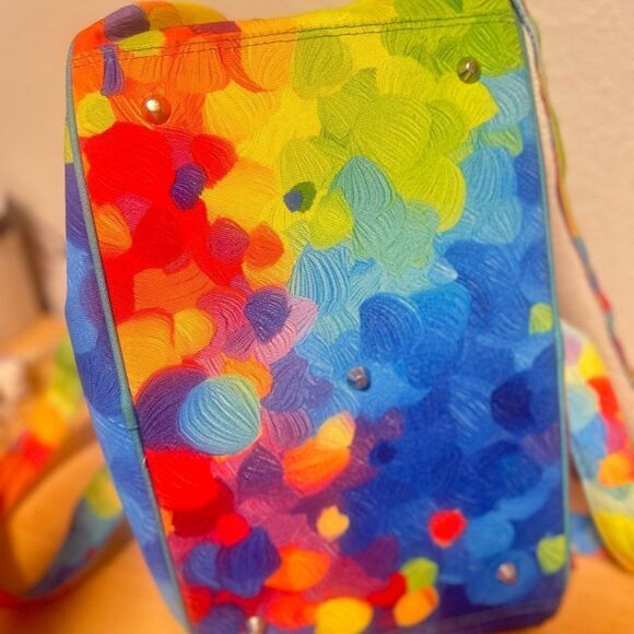 Colorful Women's duffle Bag sport weekend bag France - Picture 8 of 10